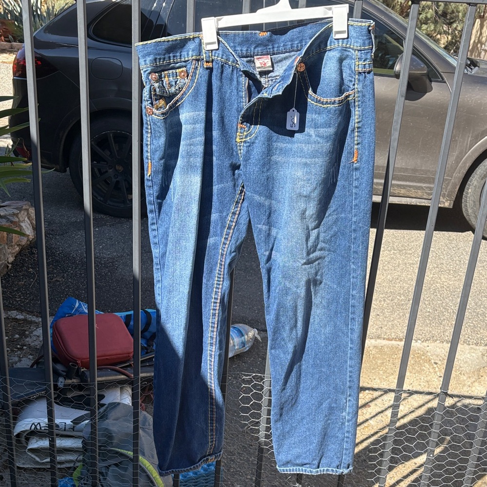 True Religion Classic Blue Straight Jeans